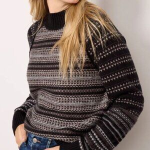 Evereve Lyric Fair Isle Pullover Size XL